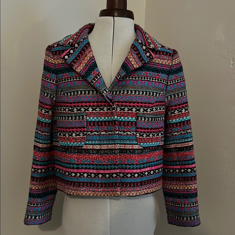 Smythe Multicolor Jacket. Size 6